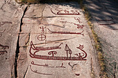 Viking rock paintings