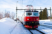 Tram at winter
