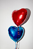Herzförmige Luftballons