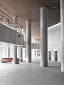 Interior of modern building