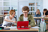 Teenagers in classroom