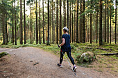 Woman Nordic walking