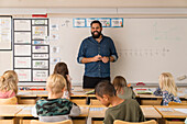 Teacher in classroom