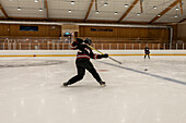 Hockeyspieler beim Training
