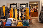 Interior of clothes shop