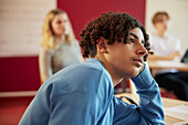 Group of students sitting in class