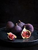 Figs on plate