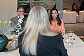 Business people having meeting in office