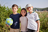 Children looking at camera