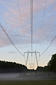 View of electricity pylon