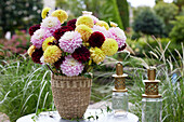 Decorative Dahlia bouquet