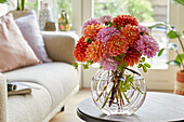 Dahlia bouquet Pink and Orange, Homey, Hapet Harmony, PK