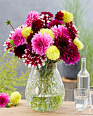 Decorative Dahlia bouquet