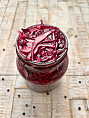 Pickled red cabbage