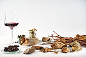 Symbolic picture Wine aromas and biodynamic viticulture with cow horn