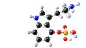 Norbaeocystin, molecular model