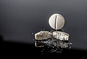 White pills, conceptual image