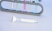 Test tube in laboratory