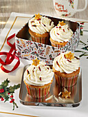 Gewürz-Cupcakes zu Weihnachten
