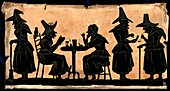 Witches, 19th century illustration