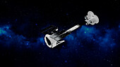 IXPE space observatory, illustration