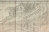 1857 Gulf Stream Chart, detail.