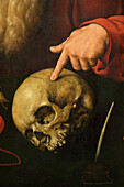 Detail from St Jerome by Joos van Cleve
