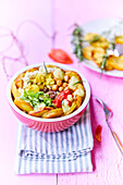 Oven vegetables in a bowl