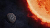 Exoplanet LHS 3844 b, illustration