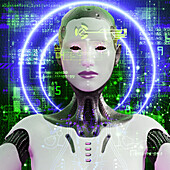 Artificial intelligence, conceptual illustration