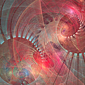 Architectural fractal, illustration