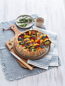 Rustikale Galette mit Ratarouille