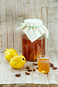 Kombucha with quince