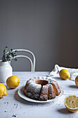 Zitronen-Bundt-Cake, glutenfrei