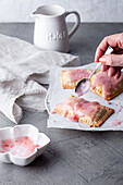 Pop Tarts with strawberry-rhubarb filling
