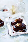 Chocolate hazelnut mousse cake