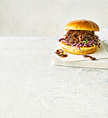 Pulled Beef Brisket-Burger