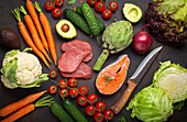 Various healthy foods