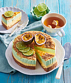 Passion fruit layer cake