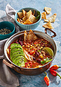 Sopa Azteca (maxican tortilla soup)