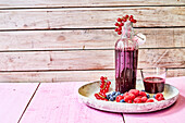 Summer berry juice