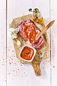 Paprika-Grillmarinade für Fleisch