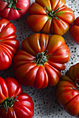 Frische Heirloom-Tomaten
