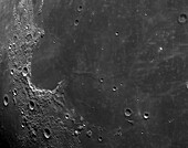 Lunar surface, Orion spacecraft image