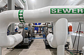 Sewage heat recovery system
