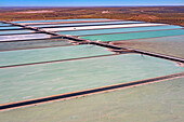 Potash mine evaporation ponds