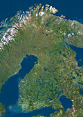 Finland, satellite image