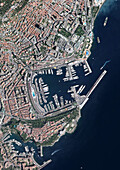 Monaco City, aerial photography