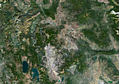 Macedonia, satellite image