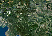 Slovenia, satellite image